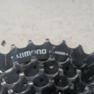 Cassete Shimano 9v 11-36 usado padro HG — foto 2