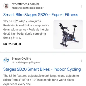 Smart Bike Stages SB20 - Spinning - Compatível com Zwift, Rouvy entre outros — foto 5